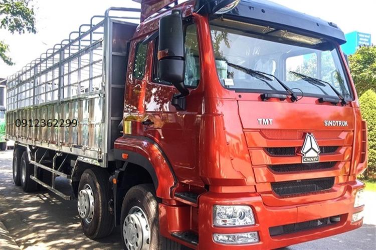 	Xe tải thùng Howo 4 chân 336hp